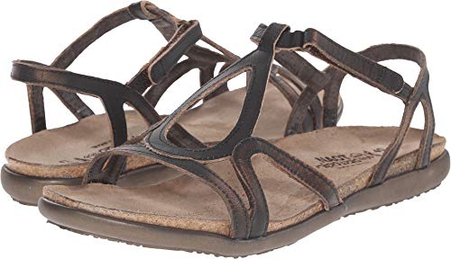 Image of NAOT Footwear Women's Dorith Sandal with Cork Footbed and Arch Support Footbed - Adjustable Sandal With Backstrap - Comfort and Support - Lightweight and Perfect for Travel - Narrow to Medium Fit
