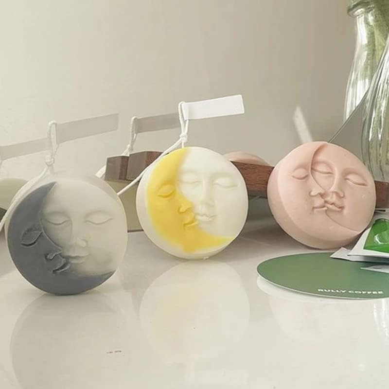 Miniatura 4 de Moldes de vela Molde de silicona para hacer velas, moldes 3D de bricolaje para cera de soja, cera de abejas, vela perfumada, regalos del día de San