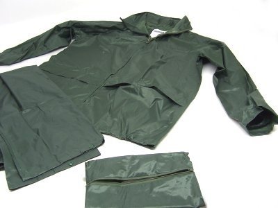 Indust.starter - Set impermeabile poliestere pvc taglia xxl verde