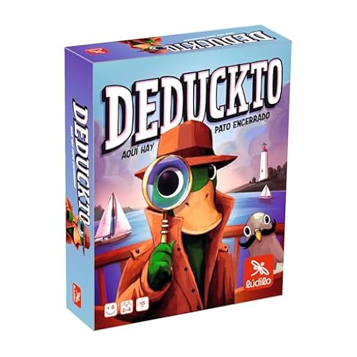 Ludilo - Deduckto | Juegos De Mesa | Juegos De Mesa Niños 8 Años O Más | Juego De Cartas con 49 Cartas | Regalo Niño 8 Años O Más De 2 A 4 Jugadores | Ya disponible en tu tienda friki favorita! En mundofriki.es!