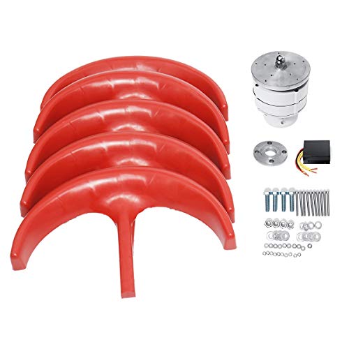 Generator For Garden Roads 12V/24V 400W Lanterns Wind Turbine Generator Vertical Axis With Controller (Size : 12V)