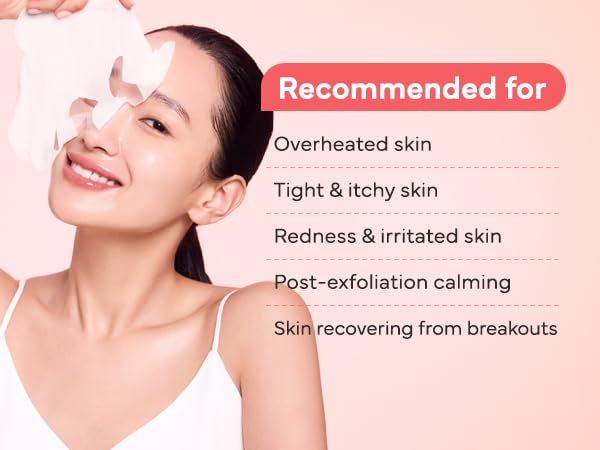 SAM’U PH Sensitive Relief Fit Face Mask – Redness-Reducing & Calming Vegan Sheet Mask with 5 Cica Complex and Tea Tree, Soothing Travel-Friendly Korean Skincare (5 Sheets) - Image 6