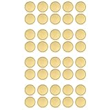 Tumintu 40 piezas de grabado en , para monedas, de latón, grabado de metal, para monedas, 40 mm, con caja protectora de acrílico