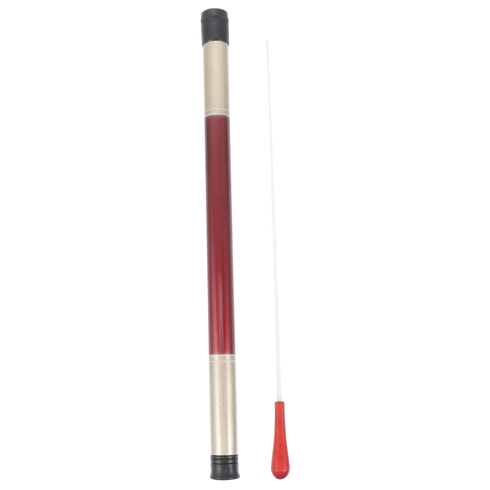 FAVOMOTO 2pcs Dark Red Sandalwood Conductor Stick Band Director Stick for Orchestra Music Tool Accessory