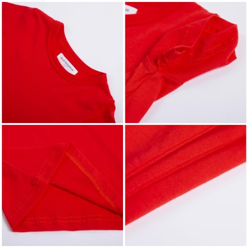 Image of Mud Kingdom T-Shirt for Boys Short Sleeve Plain Cotton Classic Summer Casual Stripe