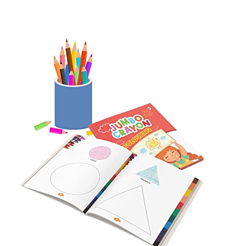 Image of Jumbo Colouring Book - Crayon Colouring for children