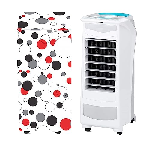 Image of HomeStore-YEP Air Cooler Cover Compatible for Symphony Personal 9 Liter Tower Cooler Red Black