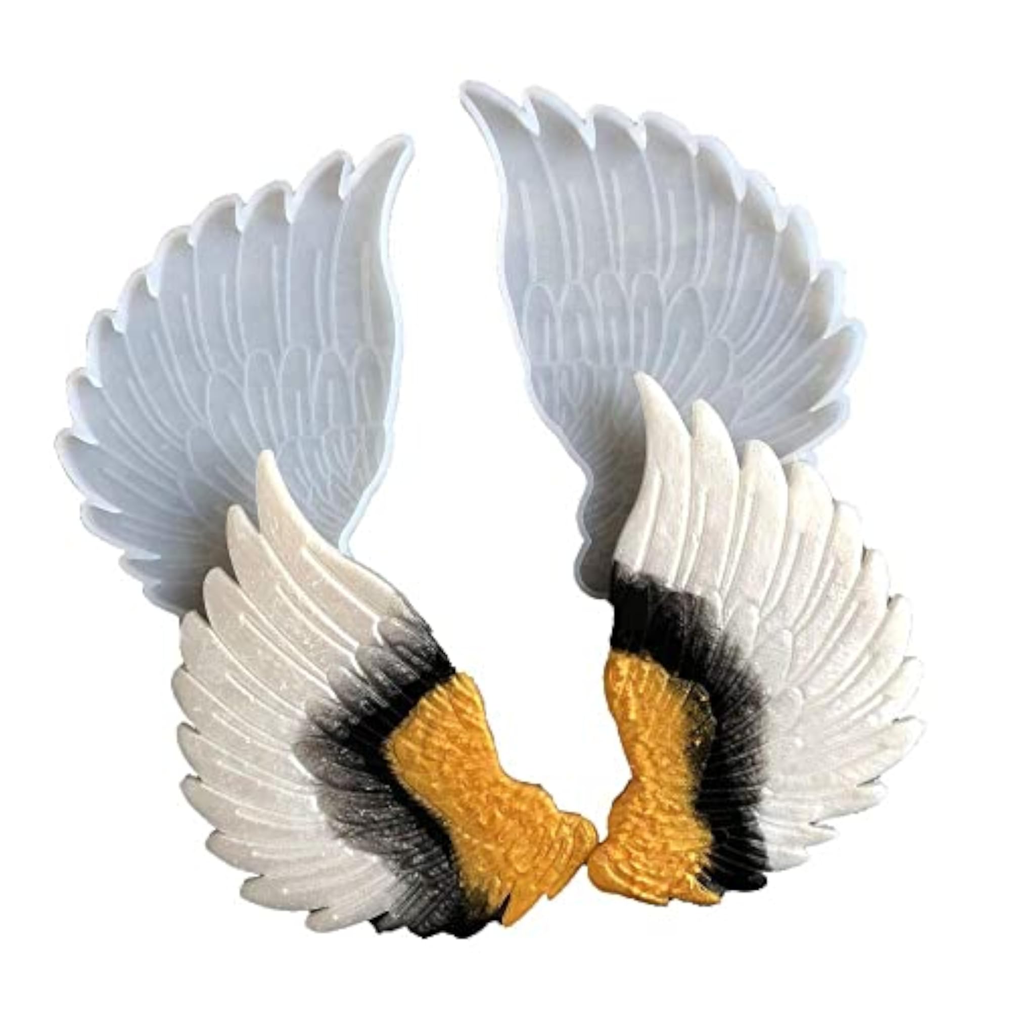Angel Wing Silicone Coaster Tray Making Mold for DIY Crafts