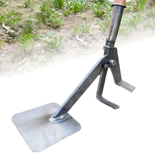 Heavy-Duty Stump Remover Tool - 132cm Stand-Up Root Puller for Small Trees & Saplings, Efficient Wood Fence Extractor, Durable Garden Equipment for Easy Root and Stump Removal