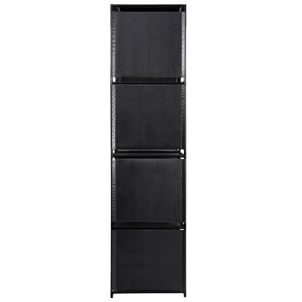 Regał schodkowy 130 x 45 x 170 cm, czarny, 9 otwartych półek, uniwersalny organizer Cube na książki, przedmioty kolekcjonerskie, rośliny, trwałe kostki do przechowywania, do domu, nowoczesne