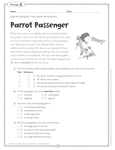 Scholastic SC-546056 Comprehension Skills: Short Passages thumb #9