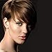 Produktbild BECUS Short Pixie Cut Perücke Straight Synthetic Hitzebeständiges Haar mit Pony für Frauen (Bob Style # 27M Hellgoldbraun)