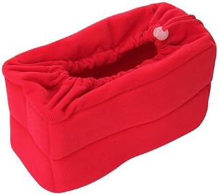 Yimidear Camera Bag, Shockproof Padded Folding Partition Insert Camera Case for SLR Cameras (Red)