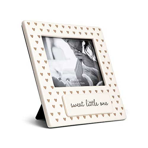 Demdaco Sweet Little One Cream Holds 4 X 6 Inch Photo Ceramic Wall Or Tabletop Frame #TOP2
