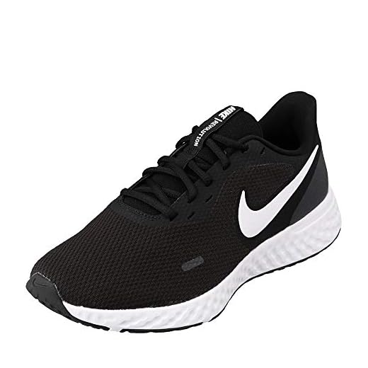 Nike Men's Revolution 5 Wide Running Shoe, Black/White-Anthracite, 9 4E US