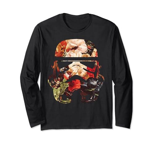 T-shirt Star Wars Stormtrooper Floral imprimé premium à manches longues