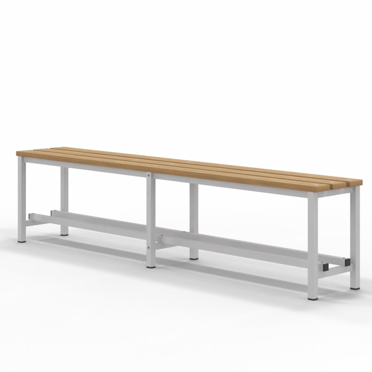Spacio Banco de Madera Norrköping Estilo nórdico para Uso Profesional o en hogar, para vestuarios, habitación, decoración Incluso Exterior. Bancada para Personas en Madera. (2 Metros)