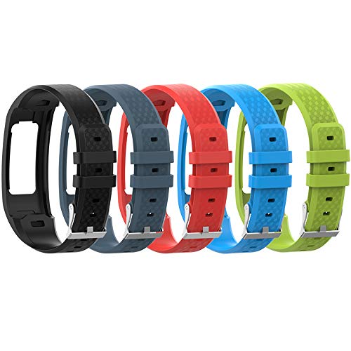 Image of QGHXO Band for Garmin Vivofit 1 / Vivofit2, Soft Silicone Replacement Watch Band Strap for Garmin Vivofit 1 / Vivofit 2 Activity Tracker, Small, Large, Ten Colors