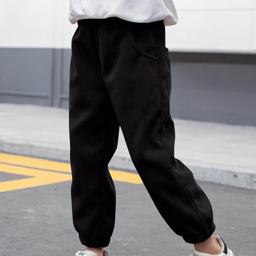 Boys Sweatpants Vintage Corduroy Jogger Pants Kids Teen Boys Casual Elastic Waist Track Pants Fall Winter Boy Clothes2