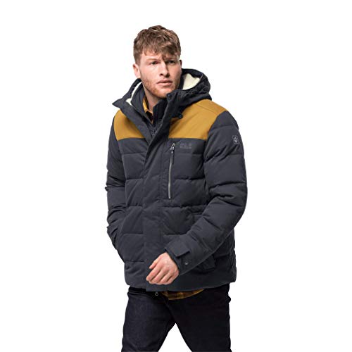 Preisvergleich Produktbild Jack Wolfskin Herren LAKOTA JACKET winddichte Daunenjacke, Night Blue, M
