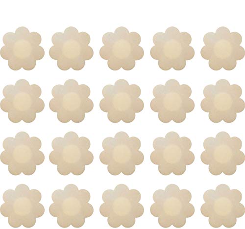Nipple Breast Covers, Disposable Breast Pasties Adhesive Bra Nippleless Cover