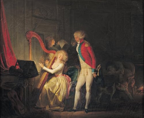 Art mural classique Le Concert Improvisé Boilly toile haut de gamme 60x90cm
