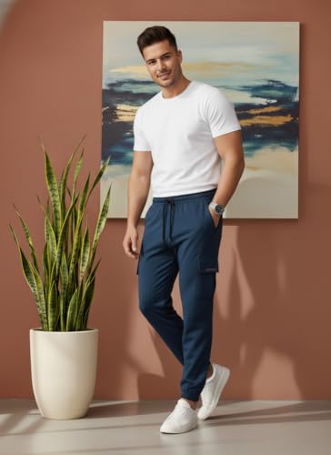 Image of ENDEAVOUR WEAR Men's Track Pants|Cargo Pants|Cargo Jogger Stretchable Sports Gym Running Pants |Casual Loungewear