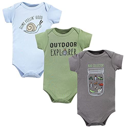 Image of Hudson Baby Unisex Baby Cotton Bodysuits