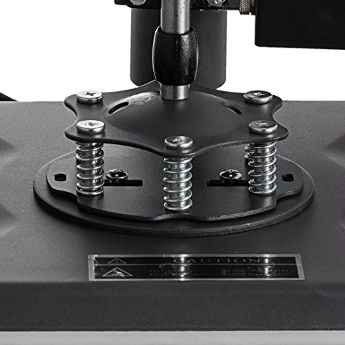 SmarketBuy Heat Press 12x15 Inch Swing Away Design Heat Transfer Machine for T Shirts Hat Mug Plate (5 in 1)