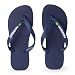 Havaianas Men's Brasil Flip Flop,Navy Blue,41/42 BR/9 M US