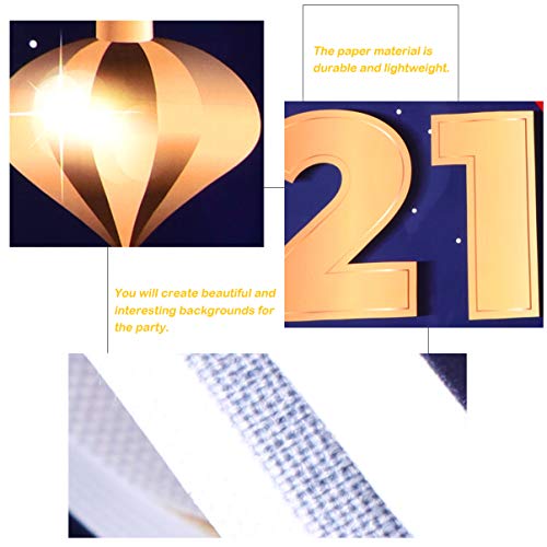 Amosfun 2021 CenÃ¡rios de Fotografia de Ano Novo 2021 Ano Novo Fundo de Fotos Pano de Fundo de Pared