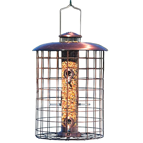 Woodlink WLCOPCAGE6S Coppertop Cages 6-Port Seed Feeder
