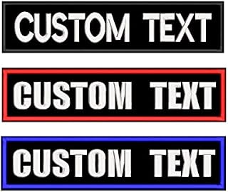 Customizable Name Patch 2Pcs,Embroidery Military Name tag,Hook Fastener,Uniform,Work Shirt Name Patch