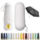 【Compact et portable】Mini parapluie est facile à transporter, et son étui zippé est équipé de sangles pour un transport aisé. Que vous le transportiez dans un sac, un sac à main ou en voiture, il prend peu de place
