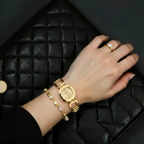 Reloj conjunto de joyería de diseño exclusivo en plata para mujer 2