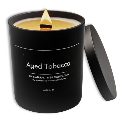 Aged Tobacco Woodwick Handmade Candle Teakwood + Tobacco