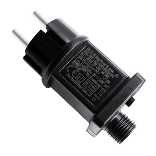Airoads - Pilote LED 24 V 3.6W, Alimentation Classe 2 IP44 Transformateur Basse Tension Adaptateur de Remplacement GS Avec Fonction Mémoire Étanche pour Lumières de Noël, Guirlandes Lumineuses - -6%