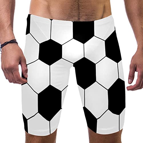 Bañador deportivo de hombre para natación en piscina o playa con diseño geométrico XXL
