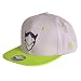 Infinity Research Overwatch Snapback Cap Genji Icon Baumwolle grau grün