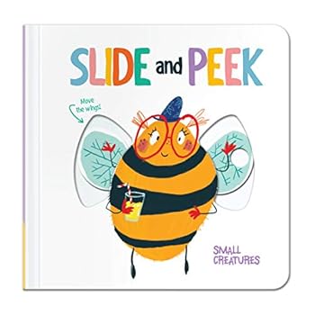 Hardcover Slide & Peek: Little Creatures Book