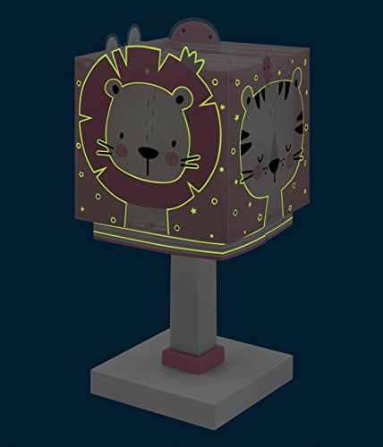 Dalber Lampada da tavolo per bambini, modello Jungle Jungle Rosa - Image 5