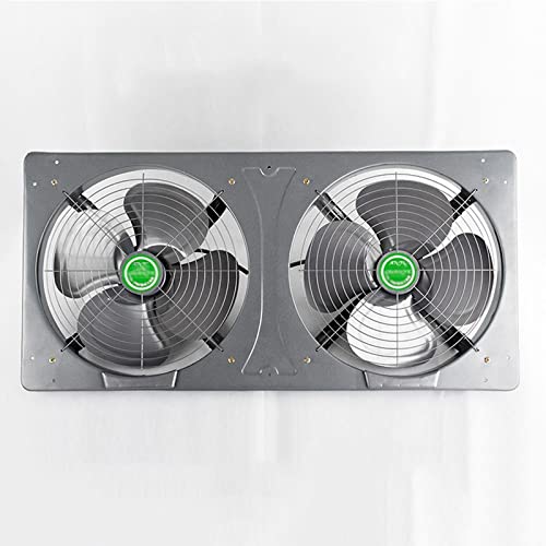 Ventilador extractor de cocina montado en pared con doble ventilación, caja recolectora de aceite y cubierta de red, ventilación de escape bidireccional para el hogar, 3600m3/h, sin caja de aceite miniatura 1