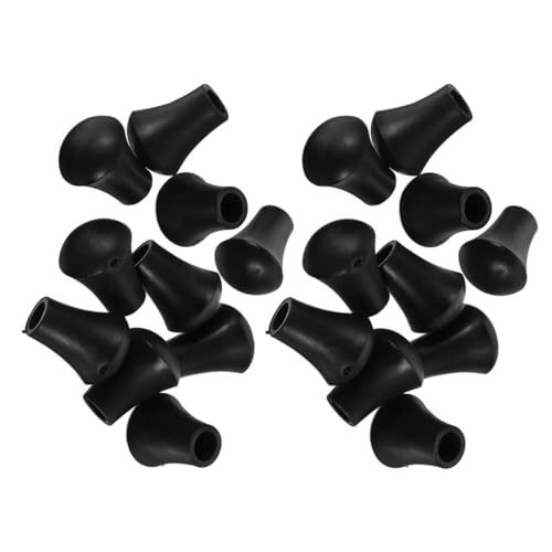 Protectores de goma antideslizantes para patas de batería 20 pcs miniatura 1