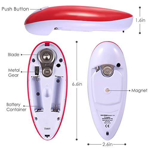 Electric Can Opener, Restaurant can Opener, Smooth Edge Automatic Electric Can Opener! Chef\'s Best Choice,Best Kitchen Gadget for Arthritis