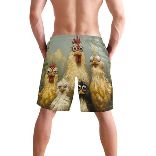 ODAWA Flag Baseball Player Swim Trunks for Men, Men's Board Shorts Mesh Lining Hawaiian Swim Trunks Mens with Pockets4