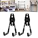 2Pcs Step Ladder Hanger Wall Mount, Step Stool Hanger Wall Mount, Step Ladder Wall Mount Holder, Ladder Hangers for Garage Wall, for Best Garage Wall & Shed Display & Storage Ladder Tool (U-Type)