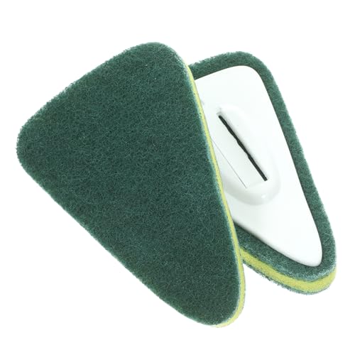TIDTALEO 2pcs Floor Brush Bathroom Cleaning Brush Head Replacement Head Bathroom Bathtub Tile Scouring Pad Cleaning Tool Brush Head Shower Scrubber Flooring Bathroom Tools Cloth, 15.20X10.20X2.00CM