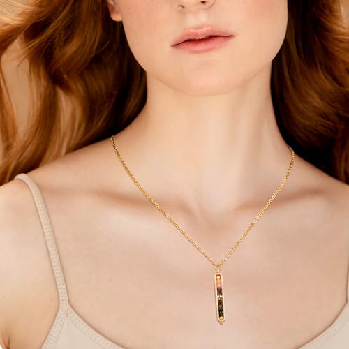 JoycuFF Crystal Necklaces for Women Energy Healing Stone Necklaces for Women Anxiety Relief Empath Protection New Beginnings Protection Spiritual Jewelry2