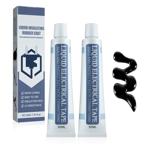 Fengyang® 2Pcs Liquid Insulating Rubber, Flüssigkeit Isolieren Isolierband, Isolierung Elektrisches Dichtmittel, Flüssiges Isolierbanad, wasserdichtes Schnell Trocknendes, High Temperature