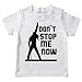 lepni.me Camiseta para Niños Don't Stop me Now! Camisas de Abanico, Regalos de músicos, Ropa de Rock (3-4 Years Blanco Multicolor)